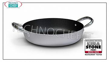 Ballarini - TEGAME 2 maniglie in Alluminio ANTIADERENTE spessore 3 mm, Professionale