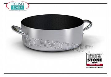 Ballarini - CASSERUOLA BASSA 2 maniglie in Alluminio ANTIADERENTE, Professionale