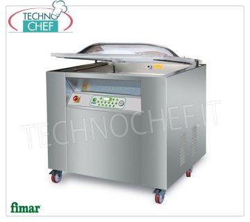 Macchina vuoto Professionale a Campana, 2 Barre saldanti da cm 50 e 90, Camera da cm. 92x57x22h