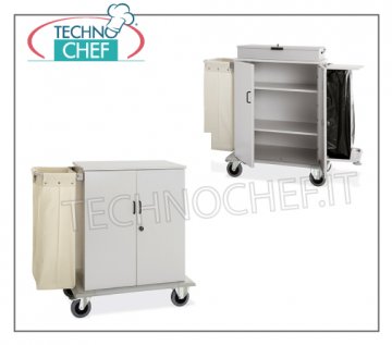 Carrelli per biancheria ai piani camere Hotel 