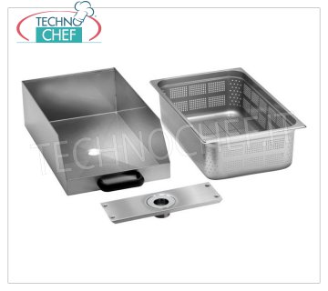 FIMAR - Technochef - Cassetto con filtro in acciaio inox, Mod.CCF