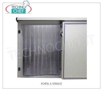 Tendina a Bandelle in PVC per Cella Frigo Tendina porta in strisce di plastica trasparente PVC (800 o 900) adatta a Celle Frigo TN eBT