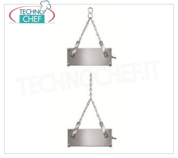 Technochef - Catenella Sospensione, Cod.CHAIN1 Catenella per sospensione 60 cm, coppia