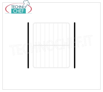 Coppia guide tipo C Coppia guide tipo C 605 mm per griglie GN 2/1 (mm 650x530)