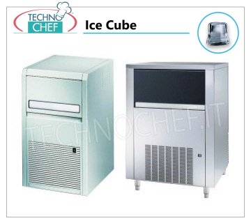 Produttori / macchine ghiaccio a cubetti pieni con deposito 
