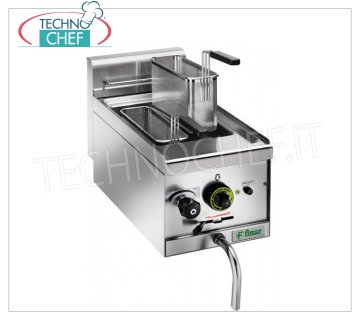 Fimar - CUOCIPASTA ELETTRICO da BANCO, vasca da lt.11 - V. 230/1 - Kw  3,5 - dim. mm  300x600x410h