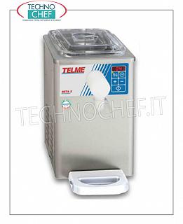 TECHNOCHEF - Montapanna Professionale da tavolo, Capacita' Riserva 2 lt, Mod.BETA2 MONTAPANNA da tavolo, CAPACITA' RISERVA 2 lt con VASCA ESTRAIBILE, con COMANDI ELETTRONICI, PRODUZIONE ORARIA: 100 lt, V. 230/1, Kw 0,3, Peso 28 Kg, dimensioni mm 250x410x400h