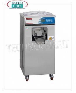 TECHNOCHEF - Cuocicrema/Pastorizzatore con capacità da 15 a 30 lt, Mod.TERMOCREMA30 CUOCICREMA - PASTORIZZATORE per la produzione di tutte le creme o pastorizzazione delle miscele per gelato, capacità da 15 a 30 lt, TEMPERATURE di UTILIZZO VARIABILI da +1° a 105°C, CONDENSATORE ad ACQUA, V.400/3+N, Kw 4,5, dim.mm.550x650x1150h