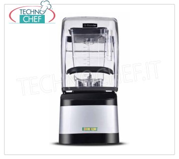 EASYLINE - Technochef, Frullatore Professionale con insonorizzatore, Mod.CS1107 Frullatore con insonorizzatore, EASYLINE-FIMAR, bicchiera da lt.2, pannello touch screen, velocità 30000 giri/min, V.230/1, Kw.1,8, Peso 7 Kg, dim.mm.239x229x461h