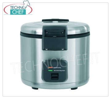 CUOCIRISO INOX per circa 40 PORZIONI, con funzione WARM, capacità lt.8