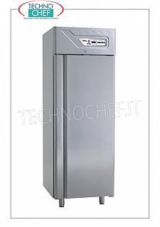 Armadio Frigo Smontabile 1 Porta, lt.700, Professionale Frigorifero 1 porta, smontabile, ventilato, temp. -2°+8°, lt.700, inox 304