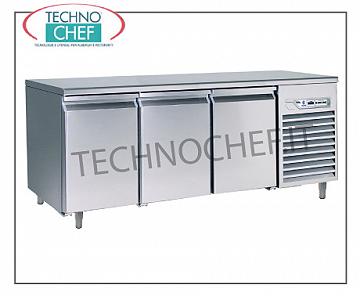 Tavoli refrigerati smontabili Tavolo refrigerato smontabile, 3 porte, ventilato, temp. -10°-25°, lt 441.