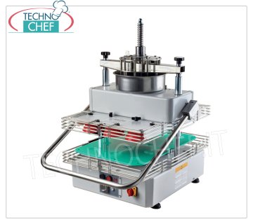 SpezzaArrotondatrice da banco per 14 Pagnotte Pizza da 110 a 150 gr, Semiautomatica Professionale Spezzatrice arrotondatrice semiautomatica per 14 Pagnotte Pizza da 110 a 150 grammi, V.230/1, kw 0,30, dimensioni mm 618x736x973h