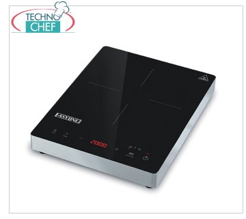 TECHNOCHEF - Piastra ad Induzione da Tavolo, Superficie Induttiva Ø 120÷240 mm, Mod.E200A