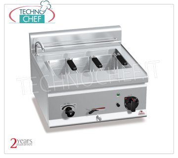 TECHNOCHEF - CUOCIPASTA ELETTRICO da BANCO, vasca inox da lt.25, Mod.E6CP6B CUOCIPASTA ELETTRICO da BANCO, BERTOS, Linea PLUS 600, Serie PASTA ITALY,con vasca inox da lt.25, V.380/3+N, Peso 27 Kg, Kw.8,25, dim.mm.600x600x290h