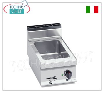 TECHNOCHEF - Bagnomaria Elettrico Professionale da Banco, Capacità 1 x GN 1/1, Mod.E7BM4B BAGNOMARIA ELETTRICO da BANCO, BERTOS, Linea MACROS 700, Serie CONSTANT, con vasca per 1 bacinella GN 1/1 (esclusa),  V.230/1, Kw.1,2, Peso 17 Kg, dim.mm.400x700x290h