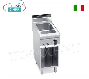 TECHNOCHEF - Bagnomaria Elettrico Professionale su Vano a Giorno, Capacità 1 x GN 1/1, Mod.E7BM4M BAGNOMARIA ELETTRICO su VANO a GIORNO, BERTOS, Linea MACROS 700, Serie CONSTANT, con vasca per 1 bacinella GN 1/1 (esclusa),  V.230/1, Kw.1,2, Peso 28 Kg, dim.mm.400x700x900h