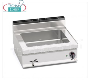 TECHNOCHEF -  Bagnomaria Elettrico Professionale da Banco, Capacità 2 x GN 1/1, Mod.E7BM8B BAGNOMARIA ELETTRICO da BANCO, BERTOS, Linea MACROS 700, Serie CONSTANT, con vasca per 2 bacinelle GN 1/1 (escluse),  V.230/1, Kw.2,4, Peso 28 Kg, dim.mm.800x700x290h