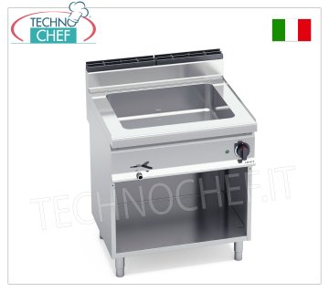 TECHNOCHEF - Bagnomaria Elettrico Professionale su Vano a Giorno, Capacità 2 x GN 1/1, Mod.E7BM8M BAGNOMARIA ELETTRICO su VANO a GIORNO, BERTOS, Linea MACROS 700, Serie CONSTANT, con vasca per 2 bacinelle GN 1/1 (escluse),  V.230/1, Kw.2,4, Peso 46 Kg, dim.mm.800x700x900h