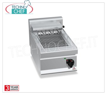 TECHNOCHEF - GRIGLIA ELETTRICA, 1 modulo TOP, Kw.4,08, Mod.E7CG40B GRIGLIA ELETTRICA, BERTOS, Linea MACROS 700, Serie ELECTRIC GRILL, 1 modulo TOP, V.400/3+N, Kw.4,08, Peso 40 Kg, dim.mm.400x700x290h