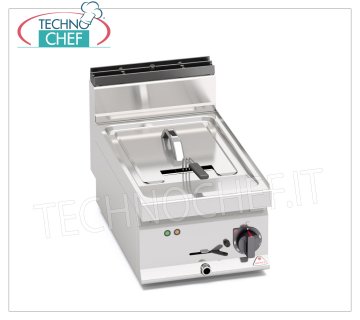 TECHNOCHEF - FRIGGITRICE ELETTRICA da BANCO, POTENZIATA, 1 VASCA da lt.10, Mod.E7F10-4BS FRIGGITRICE ELETTRICA da BANCO, BERTOS, Linea MACROS 700, Serie TURBO - HIGH POWER, 1 VASCA da lt.10, versione POTENZIATA, V.400/3+N, Kw.9,00, Peso 22 Kg, dim.mm.400x700x290h