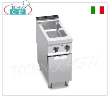 TECHNOCHEF - Bagnomaria Elettrico Professionale su Vano a Giorno, Cap.1xGN 1/1+1xGN 1/3, Mod.E9BM4M BAGNOMARIA ELETTRICO su VANO a GIORNO, BERTOS, Linea MAXIMA 900, Serie CONSTANT, con vasca per 1 bacinella GN 1/1 + 1 bacinella GN 1/3 (escluse),  V.230/1, Kw.1,5, Peso 33 Kg, dim.mm.400x900x900h