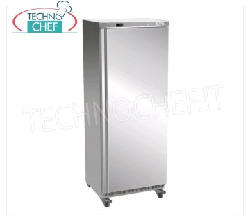 Forcar - Armadio Frigo 1 Porta, lt.641, Ventilato, Temp.+2°/+8°C, Classe C, mod.G-ER700SS Armadio Frigorifero 1 Porta, Professionale, struttura esterna in acciaio inox 430, interno in ABS, lt.641, Temp.-2°/+8°C, ECOLOGICO in Classe C, Gas R600a, Ventilato, V.230/1, Kw.0,3, Peso 105 Kg, dim.mm.777x730x1895h