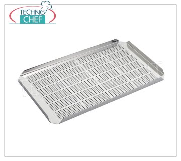FALSO FONDO INOX  FORATO per BACCINELLA GN1/1, cm 32,5x53