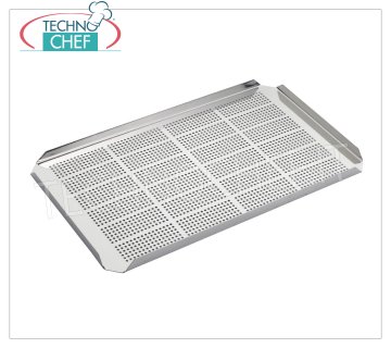 Falso Fondo Forato Inox per Bacinella GN 2/1, dim.mm.570x450.