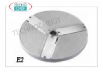 Accessorio - Disco Tagliaverdure per Fette da 2 mm, con 3 lame Disco per Fette da 2 mm, con 3 lame