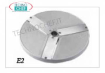 Accessorio - Disco Tagliaverdure per Fette da 2 mm, con 3 lame
