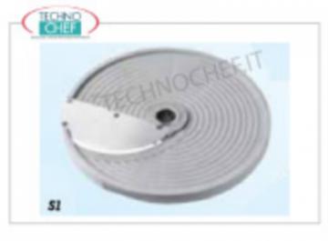 Accessorio - Disco Tagliaverdure per Fette da 1 mm, Lama Falcata