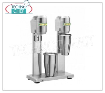 EASYLINE - Technochef, Frullatore Doppio Professionale da lt.0,8+0,8, Mod.DMB20