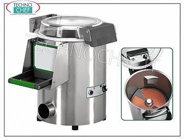 FIMAR - Technochef, Pelapatate Professionale, capacità carico Kg 10, Mod.PPN/10 Pelapatate, carico massimo ciclo Kg.10, capacità produttiva Kg 120, V 400/3, Kw 0,75, dimensioni mm 400x770x860h