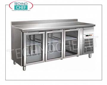 Tavoli refrigerati frigor/freezer Gastronorm Alzatina posteriore sul piano per Mod. FO-GN3100TNG