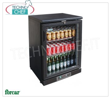 Vetrina FRIGO per BIBITE, 1 Porta, Ventilato,Temp.+2°/+8°C, lt.140, Classe B, Mod.G-BC1PB