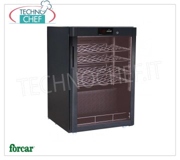 Forcar - CANTINETTA VINI REFRIGERATA STATICA per 24 bottiglie, Temp.+5°/+18°C, Mod.BJ118