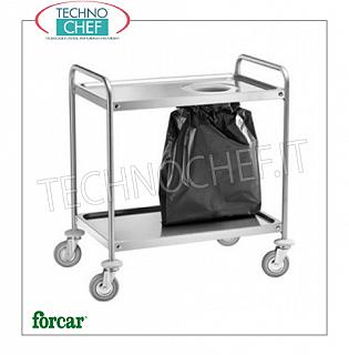 Carrelli da sbarazzo in acciaio inox