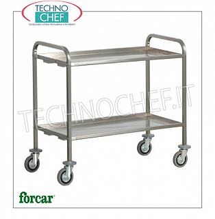Carrelli di servizio in acciaio inox