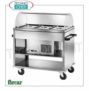 Carrelli refrigerati espositori