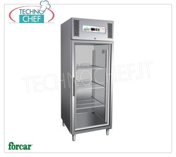 Forcar - Armadio Congelatore Freezer 1 porta, lt.650, Ventilato, Eco, Temp.-18°/-22°C, Classe D, mod.G-GN650BTG