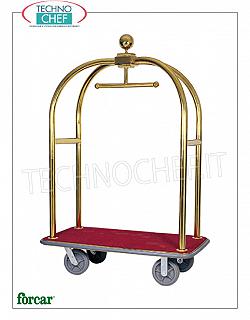 Forcar - CARRELLO PORTABABLI / VALIGIE con APPENDIABITI, art. PV2001