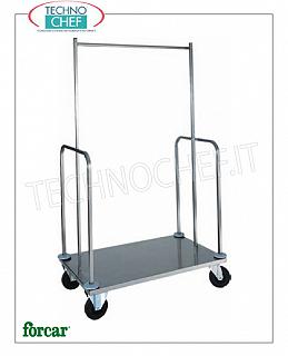 Forcar -CARRELLO APPENDIABITI e PORTABAGAGLI / VALIGIE, art. PVI4024