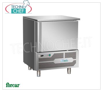FORCAR - Abbattitore di Temperatura per 5 Teglie GN 1/1 (mm 530x325) o Teglie Pasticceria  mm 600X400