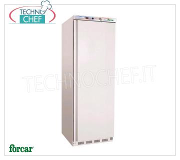 Forcar - Armadio Congelatore-Freezer, lt.340, Statico con PIANI Grigliati  EVAPORANTI  FISSI, Temp.-18°/-22°C, Classe B, mod.G-EF400 Armadio Congelatore-Freezer, STATICO con PIANI  Grigliati  EVAPORANTI  FISSI, Professionale, 1 Porta, lt.340, Temp.-18°/-22° C, ECOLOGICO in CLASSE B, GAS R600a, V. 230/1, Kw 0,15, Peso 74 Kg, dim.mm.600x585x1855h