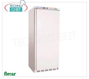 Forcar - Armadio Frigo 1 Porta, lt.570, Statico, Temp.+2°/+8°C, Classe C, mod.G-ER600 Armadio Frigorifero 1 Porta, Professionale, struttura esterna in lamiera bianca, interno in ABS, lt.570, Temp.+2°/+8°C, ECOLOGICO in Classe C, Gas R600a, Statico con ventilatore interno, V.230/1, Kw.0,185, Peso 90 Kg, dim.mm.777x695x1895h