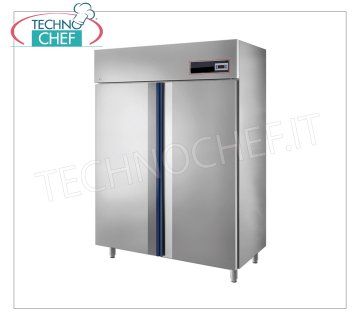 TECHNOCHEF- Armadio Frigo 2 Porte, lt 1372, Ventilato, Temp.-2°/+8°C, Classe C Armadio Frigorifero 2 Porte, Professionale, struttura esterna in acciaio inox, lt.1372, Temp.-2°/+8°C, ECOLOGICO in Classe C, Gas R290a, ventilato, V.230/1, Kw.0,42, Peso 142 Kg, dim.mm.1440x790x2030h