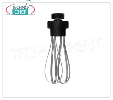 Fimar - Utensile FRUSTA lunga 350 mm per Mixer ad immersione, Mod.FRUSTAFM3 Frusta inox lunga 350 mm adatta per Blocco Motore Mixer Professionale per Mod.MX e FX da 400W con variatore di velocità, livello max di immersione mm 200, Peso 1,00 Kg.