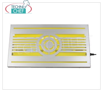 Technochef - STERMINATORE di INSETTI e ZANZARE a PIASTRA COLLANTE, 100 mq PROTETTI, Mod.FT40