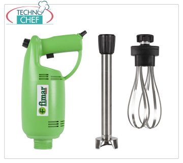 Fimar - MIXER ad IMMESIONE PROFESSIONALE con FRUSTA + MESCOLATORE, Mod.FX40